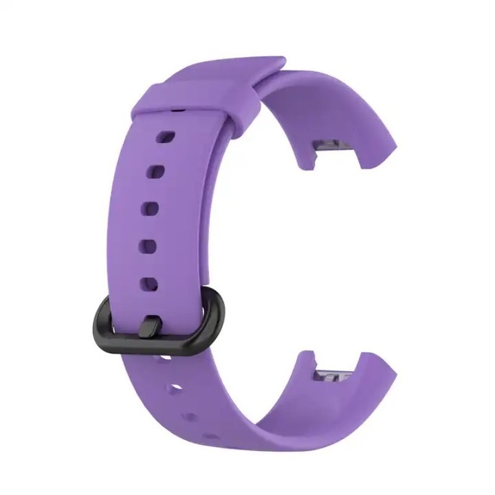 Szíj Xiaomi Redmi Watch 2 Lite okosórához, legjobb kiegészítők, szilikon, lila