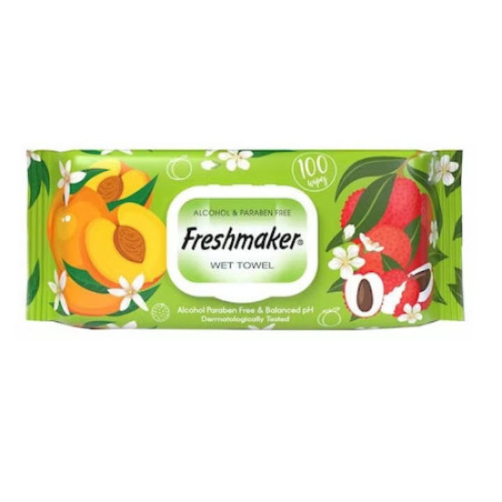 3 x Servetele Umede Parfum Fructe, 3 x100 bucati, FRESHMAKER