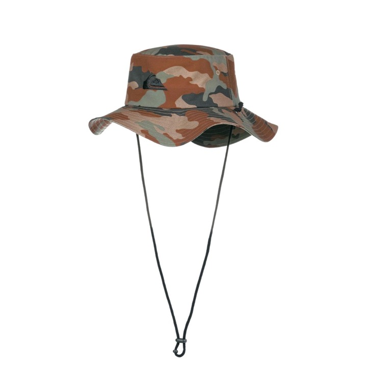 Мъжка шапка с козирка QUIKSILVER Bushmaster, памук, кипарис