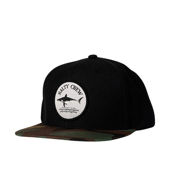 Sapca Salty Crew Bruce, inalta, negru, ajustabila