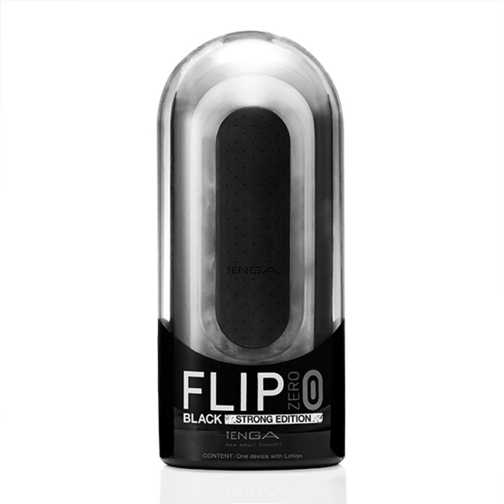 Вагинален мастурбатор Tenga, Flip Zero 0, Черен