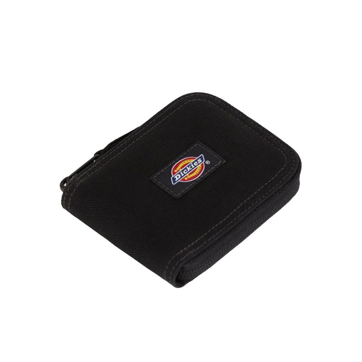 Мъжки портфейл Dickies, памучен брезент, черен