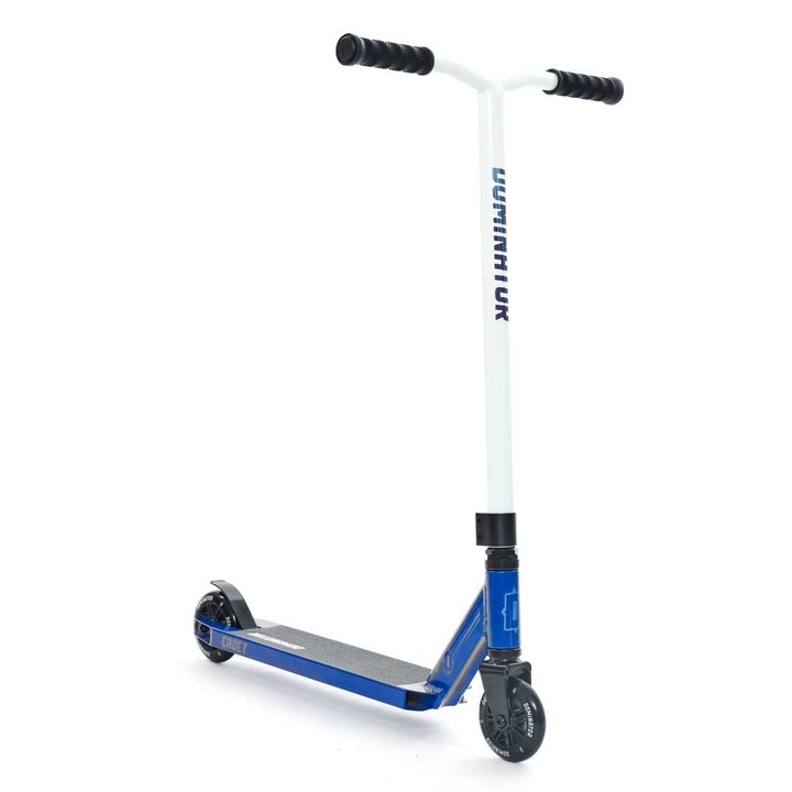 Тротинетка Dominator Cadet, 6061 T6 алуминий, 100 мм колела, синьо/бяло, 81 см