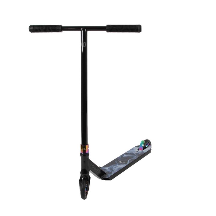 Тротинетка AO Scooters Maven 5, Cromoli Progresiv, 110мм, Черна, 495.3x116.8мм