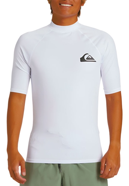 Tricou Quiksilver, Poliester/Elastan, Alb, Alb