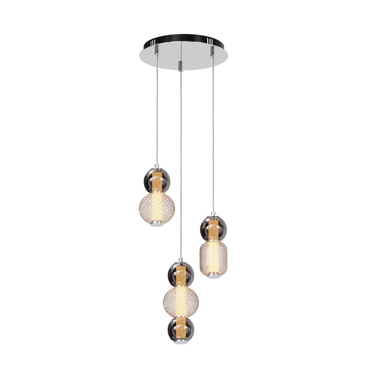 LED полилей Maytoni Modern Drop, Chrome, LED 33W, 4000lm 3000K