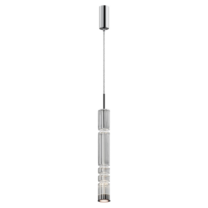 Maytoni Modern Ordo LED полилей, Chrome, LED 8W, 920lm 3000K