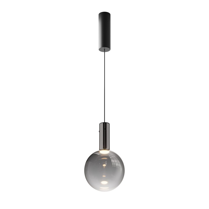 Lustra LED Maytoni Modern Nebula, Negru, LED 4W, 400lm 3000K
