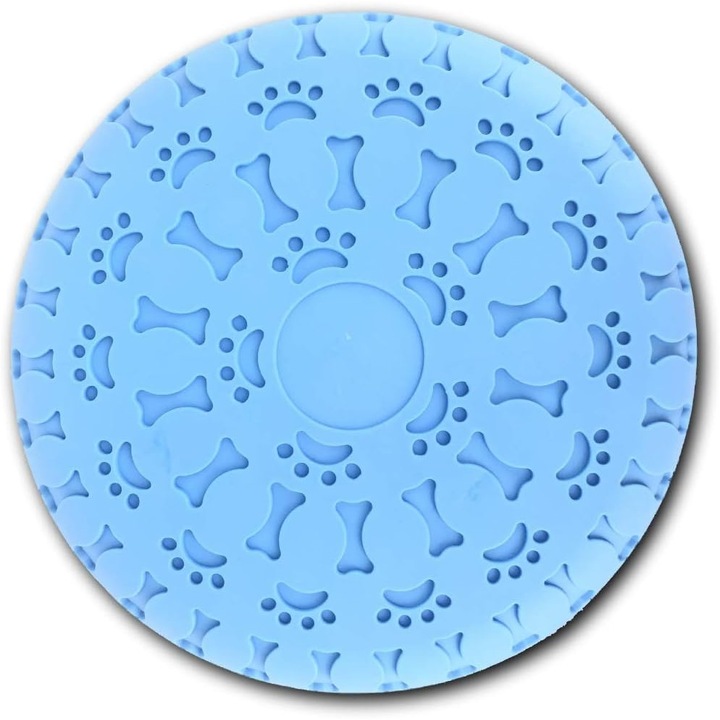 Летящ диск за кучета QttvbTna, естествен каучук, плаващ, 23см