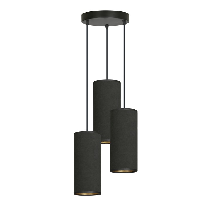 Lampa clasica suspendata cu abajur BENTE 1067/3PREM