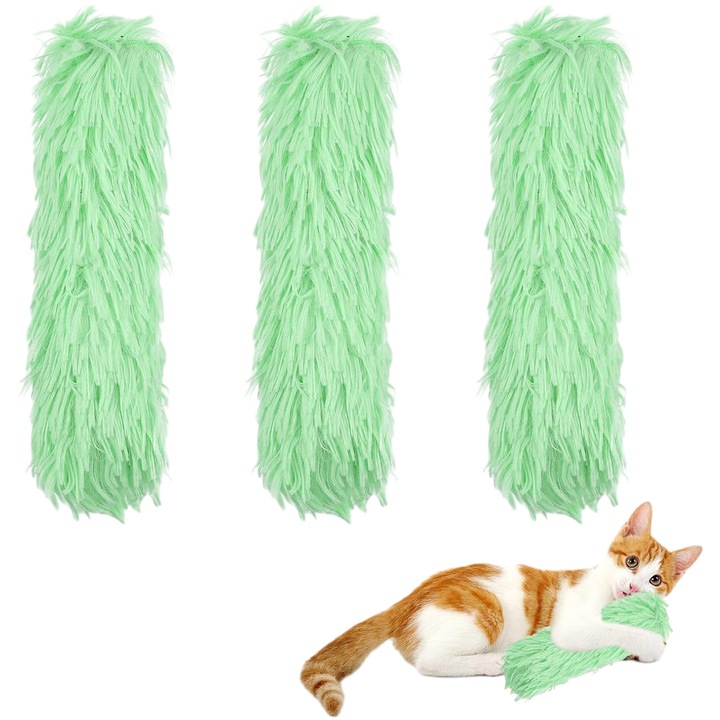 Играчка за домашни любимци, за котки, зелена