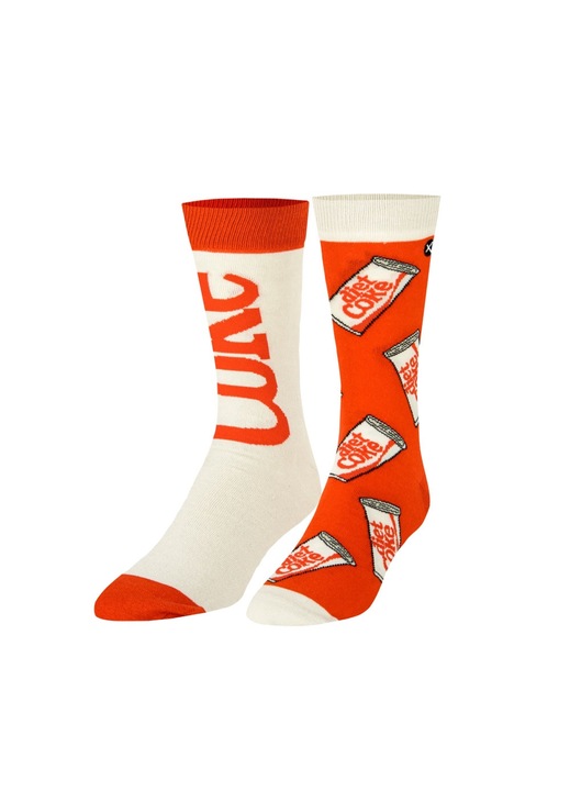 Чифт мъжки чорапи Odd Sox памук многоцветни модел COCA COLA DIET COKE SPLIT, 40-46 EU