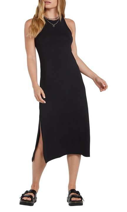 Rochie dama, Volcom, Modal/Elastan, Negru, L INTL