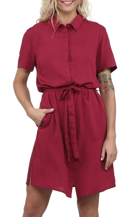 Rochie dama, Horsefeathers, Viscoza, Rosu, Rosu