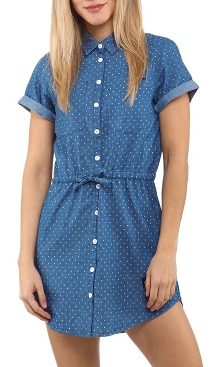 Rochii dama Horsefeathers din bumbac albastru, Albastru