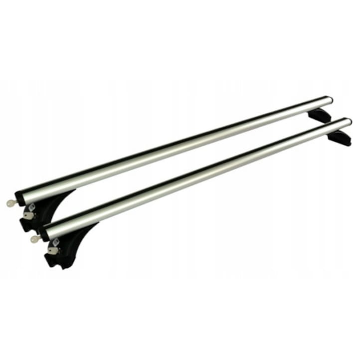 Комплект напречни щанги за багажник с ключове 107см AMOS BOSS AERO AUDI A3 BMW 3 FORD Focus HYUNDAI Tucson VW Passat VOLVO XC60