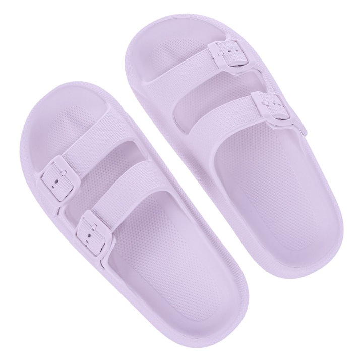 Slapi pentru femei Shopiens® buckle cu curele si catarame