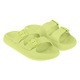 Дамски джапанки Shopiens®, катарама в лайм зелено с две подходящи каишки и катарами, размер 39