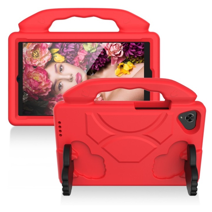 Husa Samsung Galaxy Tab A11 / A9 8.7 inch Shockproof de tip stand rosu