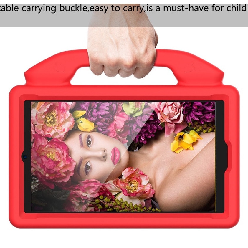 Husa Samsung Galaxy Tab A11 / A9 8.7 inch Shockproof de tip stand rosu