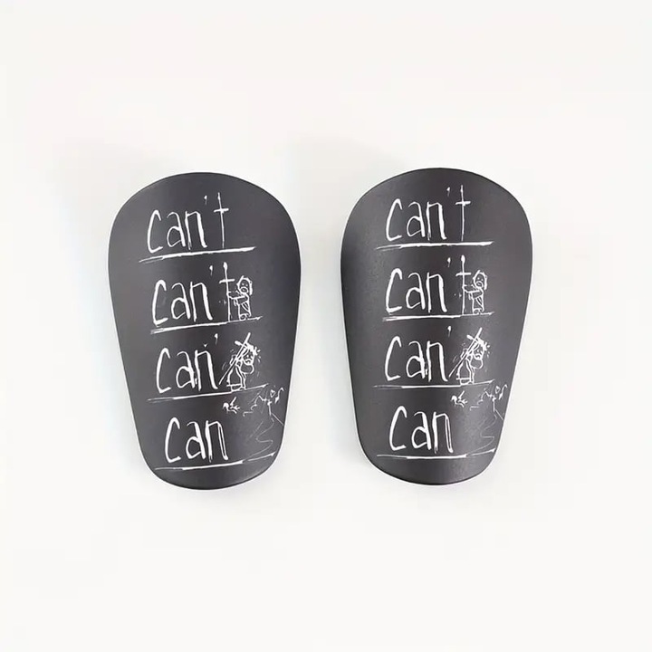 Mini aparatori de fotbal mbrands, mici negru S