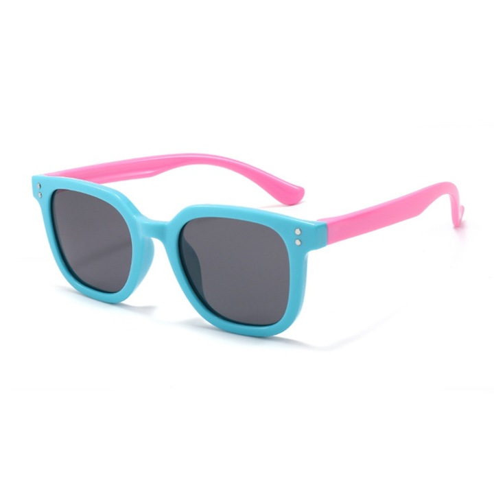 Детски слънчеви очила 3-12 години, UV защита, поляризирани, Skyddar Kido 8351 - Pink Blue