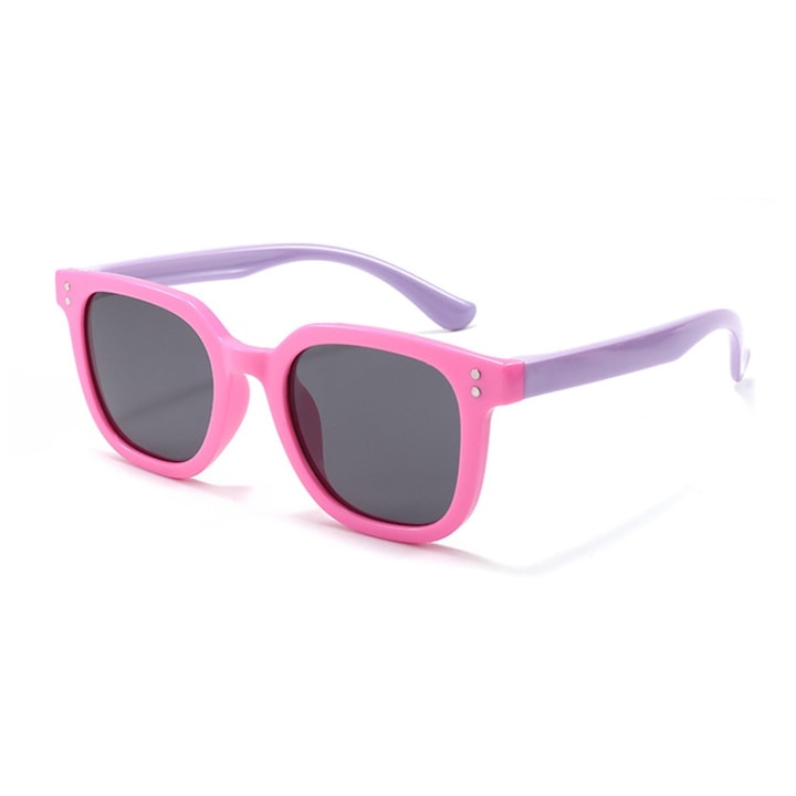 Детски слънчеви очила 3-12 години, UV защита, поляризирани, Skyddar Kido 8351 - Pink Purple