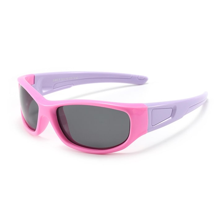 Детски слънчеви очила 3-12 години, UV защита, Polarized, Skyddar Kido 800 - Pink Purple