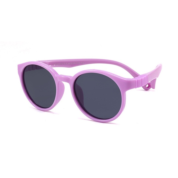 Детски слънчеви очила Techsuit, 3-12 години, UV защита, Polarized, Skyddar Kido 049 - Лилави