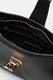 Steve Madden, Geanta de piele ecologica cu bareta de umar Lilou, Negru