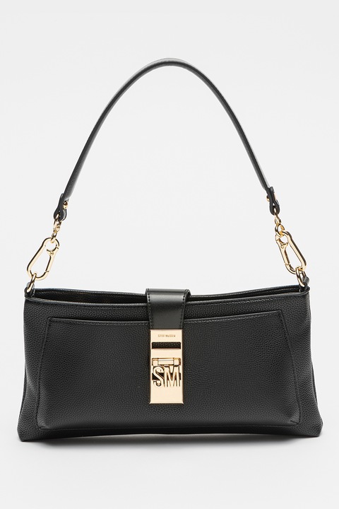 Steve Madden, Lilou műbőr válltáska, Fekete