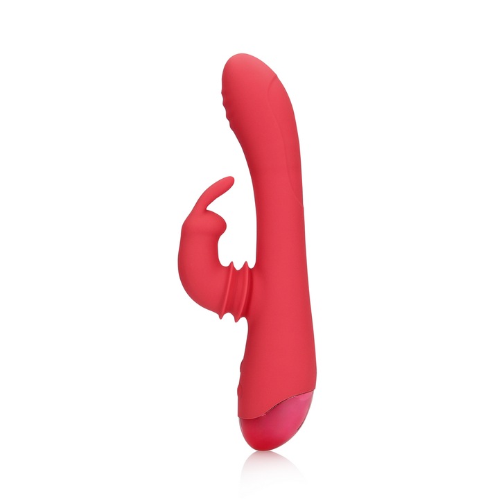OEM Vibrátor G-Spot Loveline Swinging Rabbit 22 cm Piros