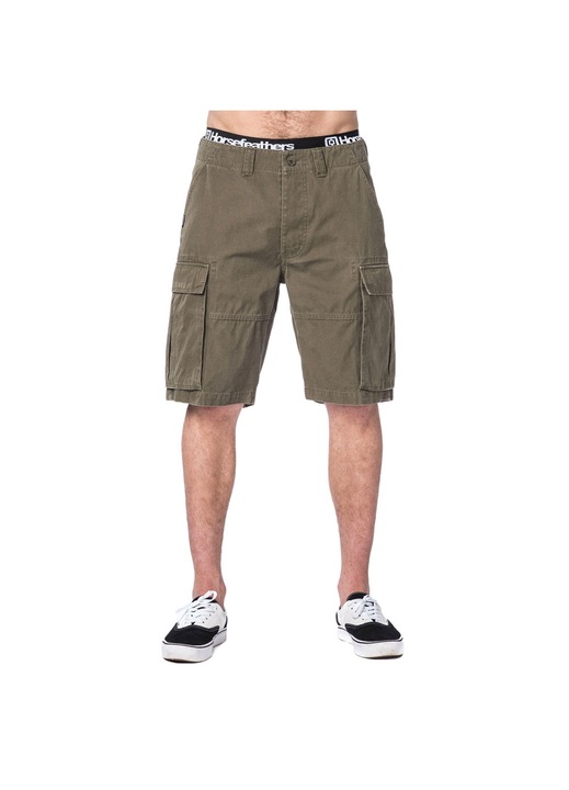 Pantaloni barbati, Horsefeathers, Bumbac, Verde, 36 EU