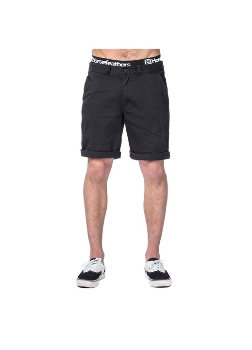 Pantaloni barbati, Horsefeathers, Bumbac/Elastan, Negru, 36 EU