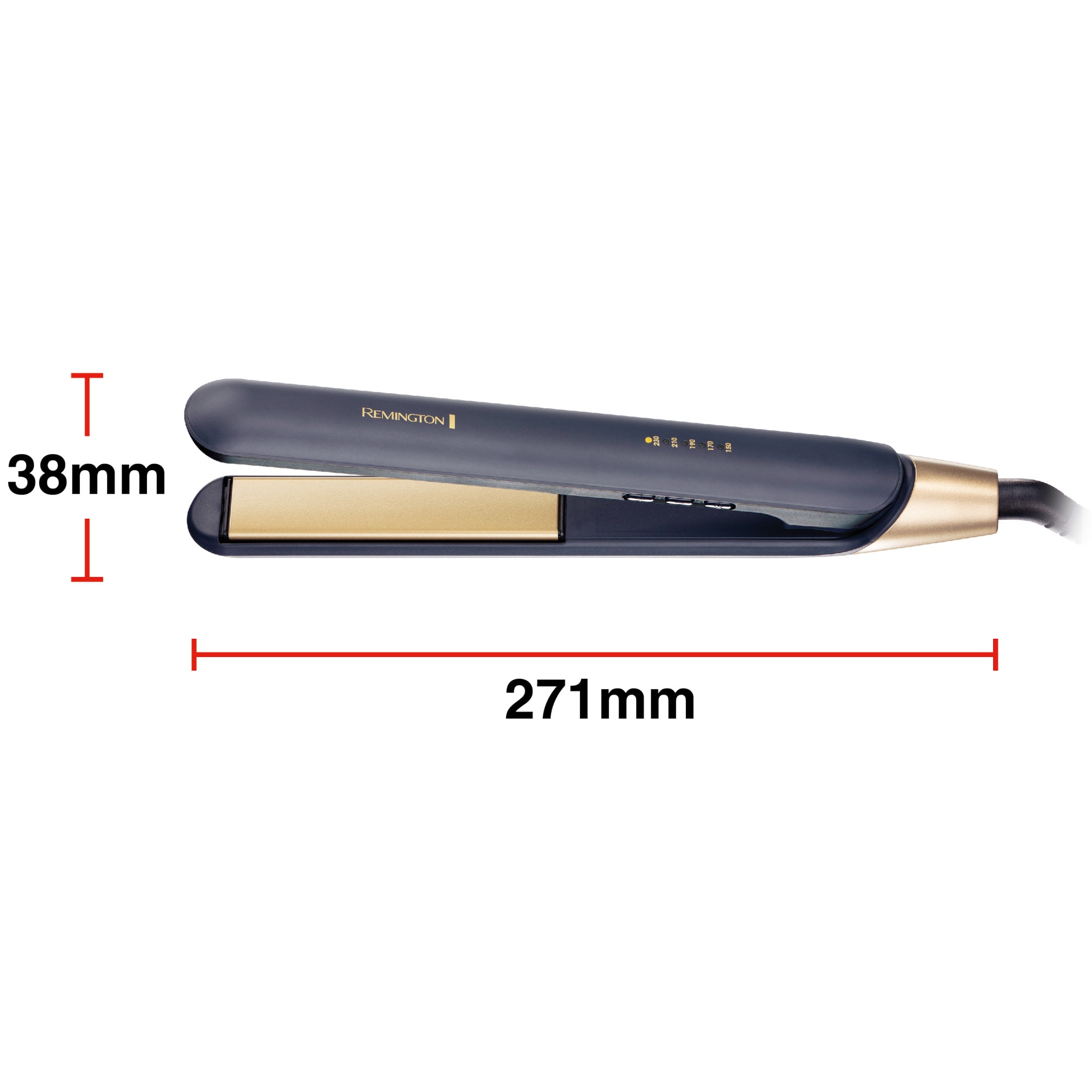 Преса за коса Remington Sapphire Luxe S5805, Керамично покритие, 150 ...