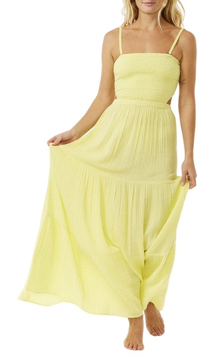 Rochie dama, Rip Curl, Bumbac, Galben, Galben, M