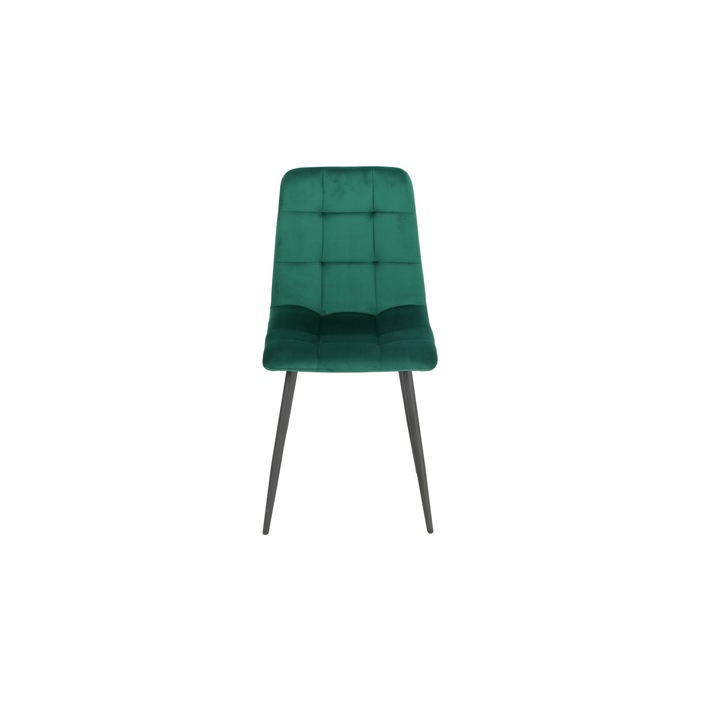 Scaun Velvet, Mobila Casa, 44x55x87.5 cm, Verde