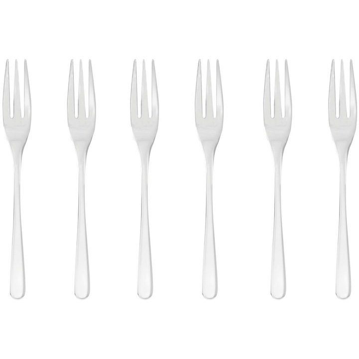 Комплект Десертни Вилички Sambonet, S/Steel Taste, 6 Броя