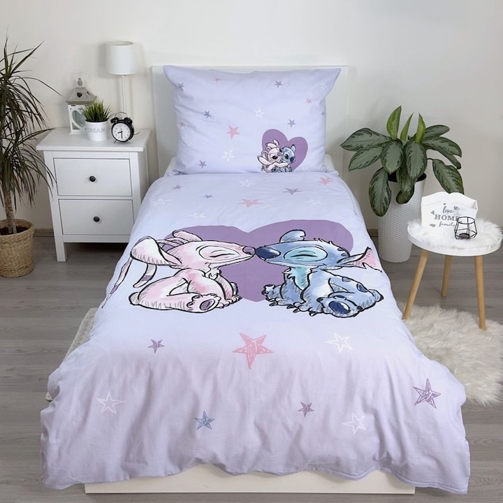 Спално бельо Lilo and Stitch The Star Dog, 140x200cm 70x90 см