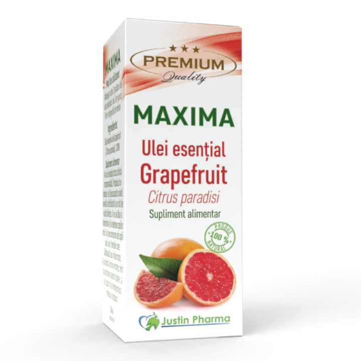 Ulei esential Grapefruit 10 ml, uz intern