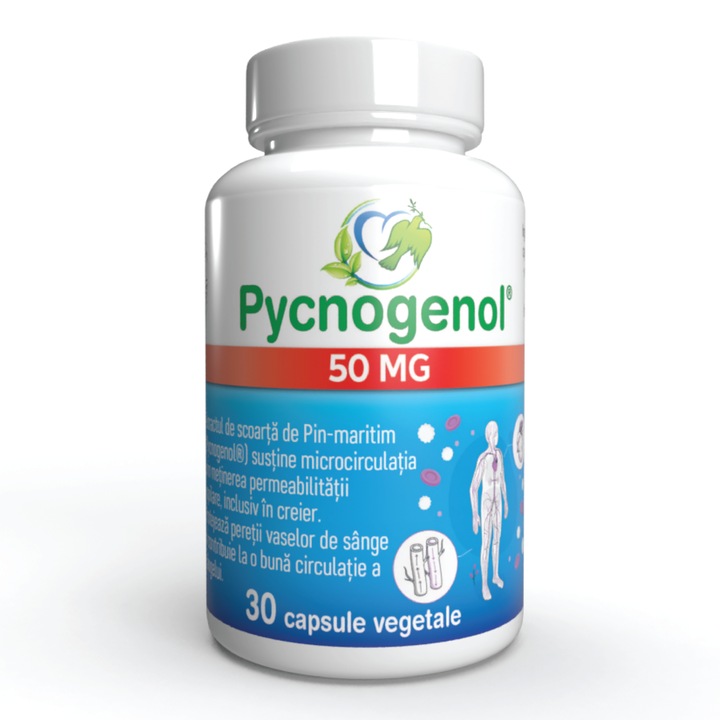 Pycnogenol 50 mg, 30 capsule vegetale