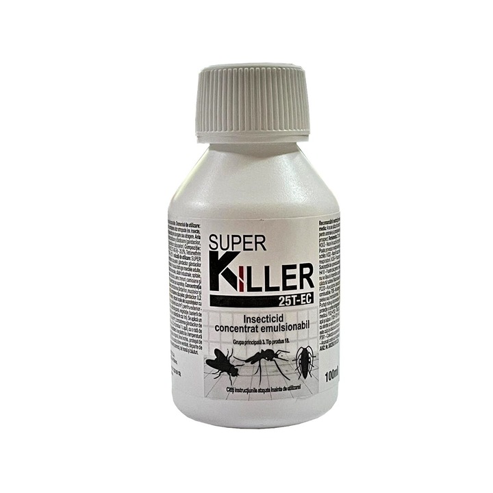 Insecticid Super Killer 25 EC, concentrat, 100 ml