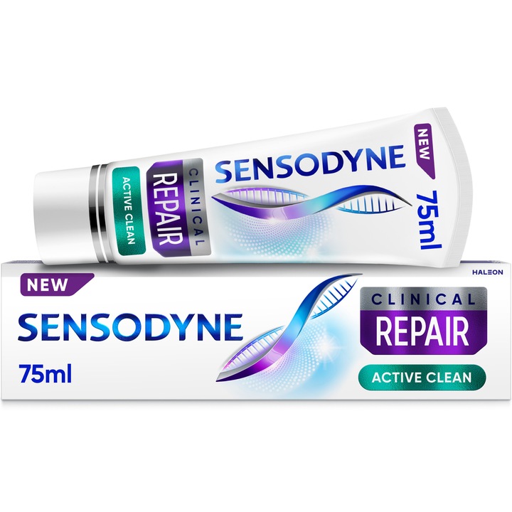 Паста за зъби Sensodyne Clinical Repair Active Clean, За чувствителност на зъбите, 75 мл
