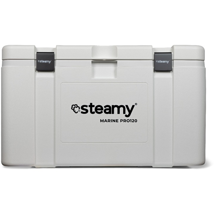 Lada frigorifica pasiva Steamy Marine Pro, 120 litri, alb