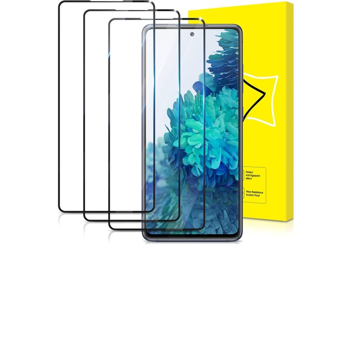 Set de 3 folii de protectie GiiYoon pentru Samsung Galaxy S20 FE/Galaxy A51, din sticla temperata