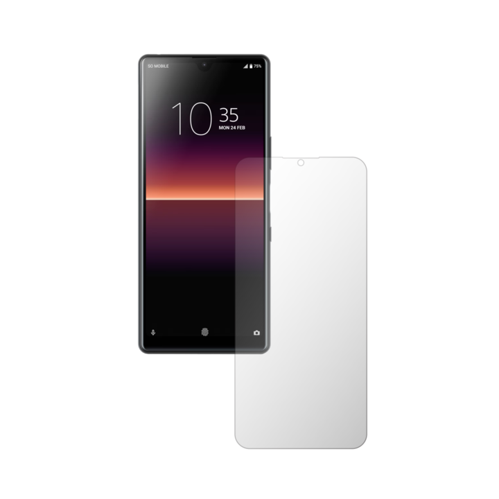Комплект от 2X iSkinz протектор за екран за Sony Xperia L4 - подходящ за калъф, невидим Skinz HD, ултра-прозрачен силикон с пълно покритие, залепващ и гъвкав