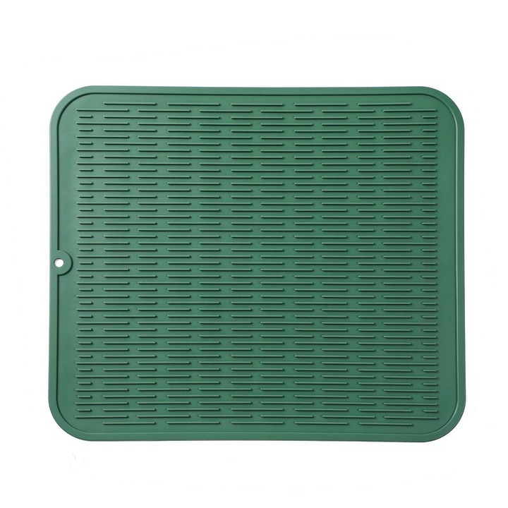 Edényszárító szőnyeg, ZLR, szilikon, zöld