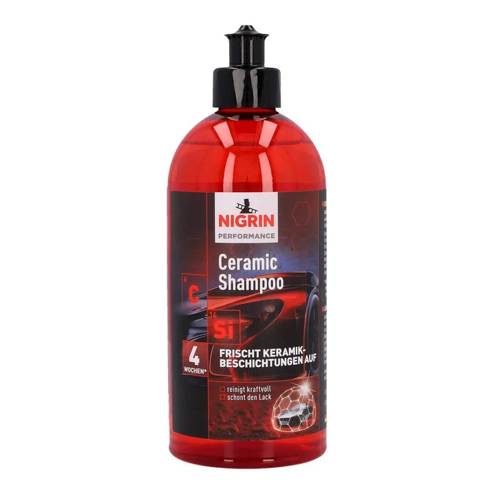 Шампоан за измиване и поддържане на автомобили, Nigrin Performance, 500 мл