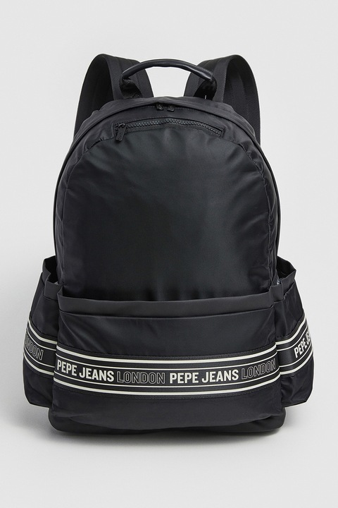 Pepe Jeans London, Раница Otto Dublin с лого, Черен