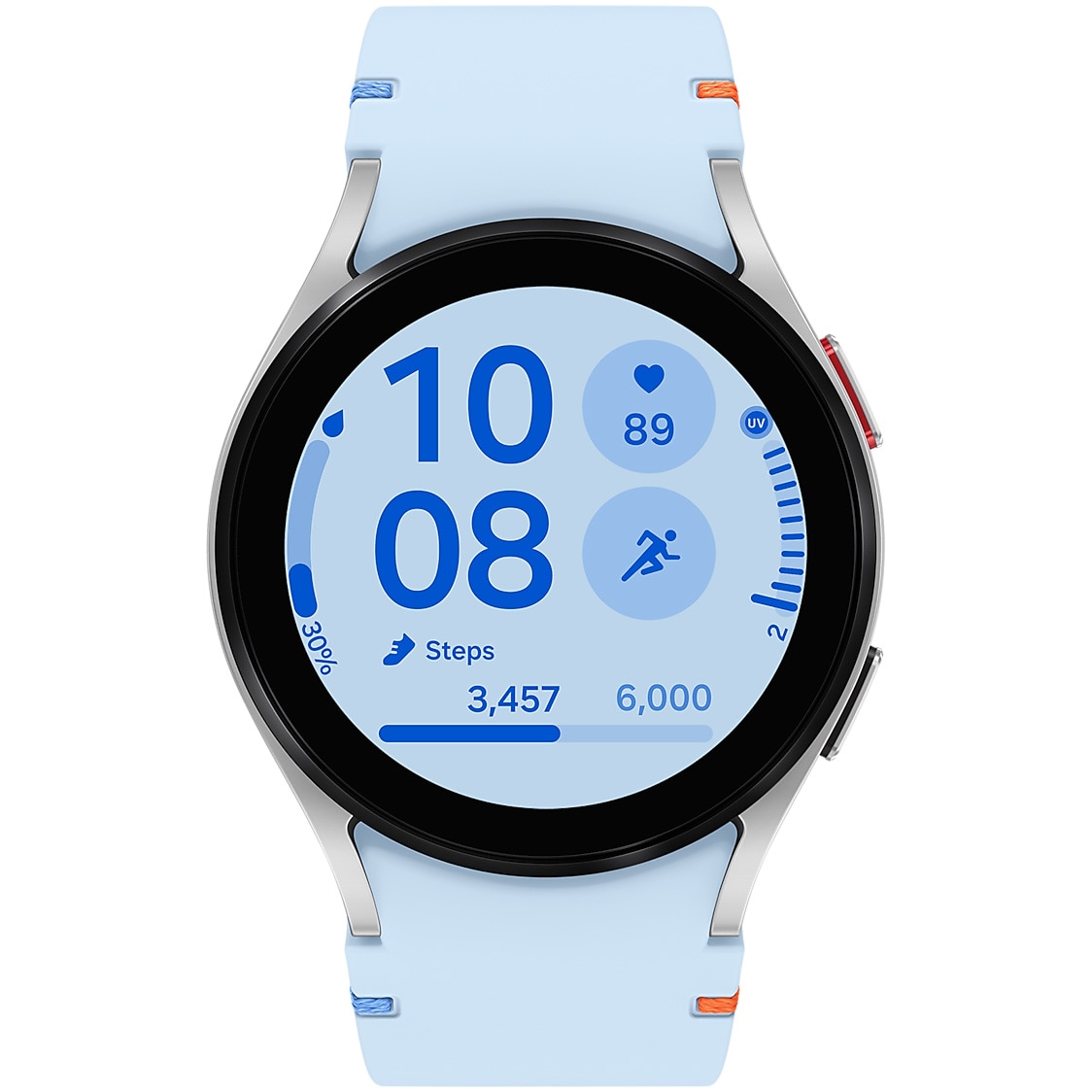 Смарт часовник Samsung Galaxy Watch FE, 40 мм, BT, Silver - eMAG.bg
